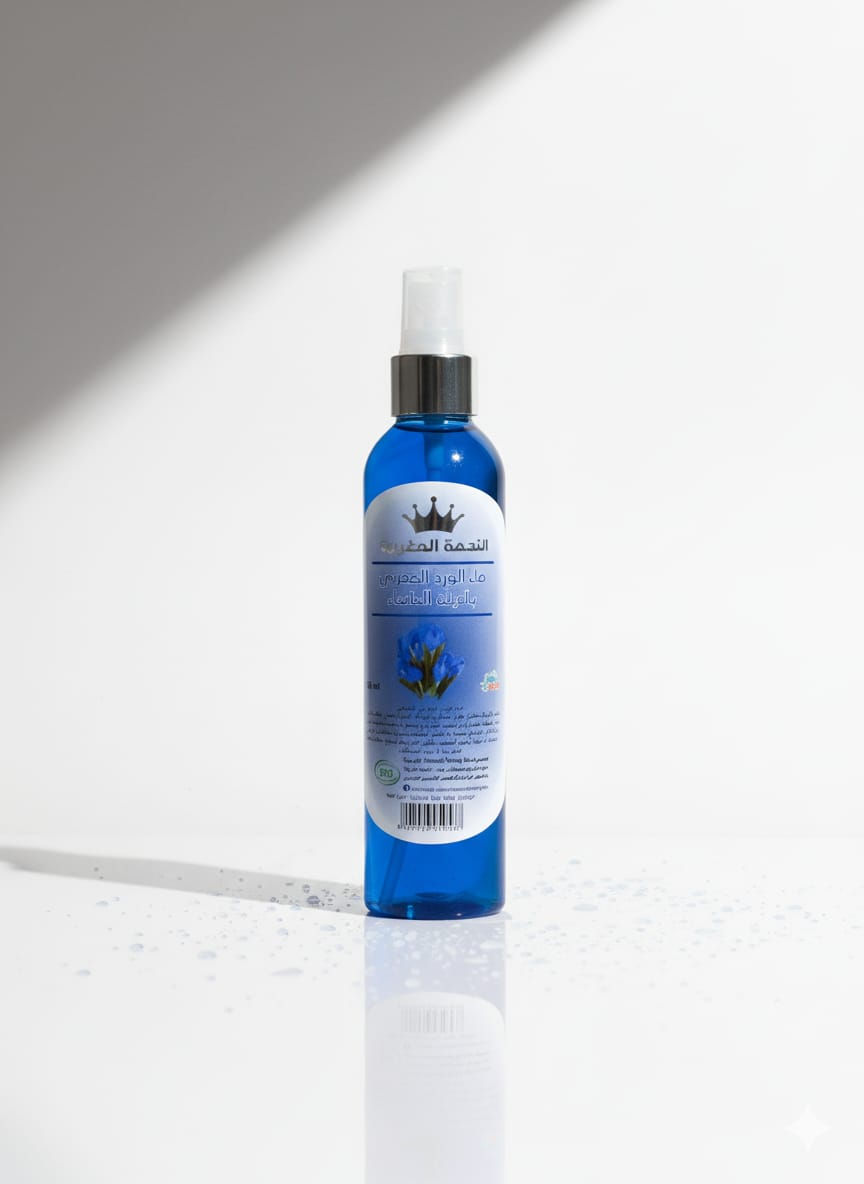 ماء الورد بالنيلة الزرقاء