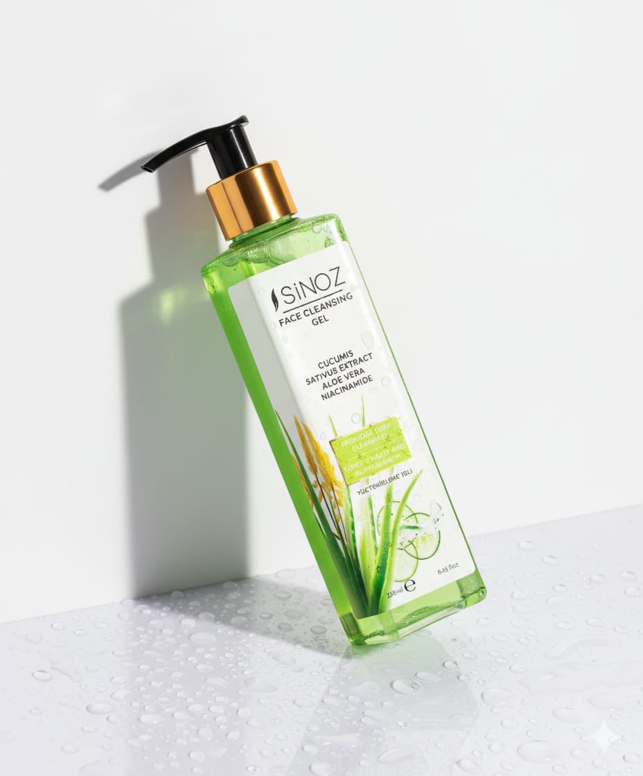 غسول الوجه بالخيار والألوفيرا