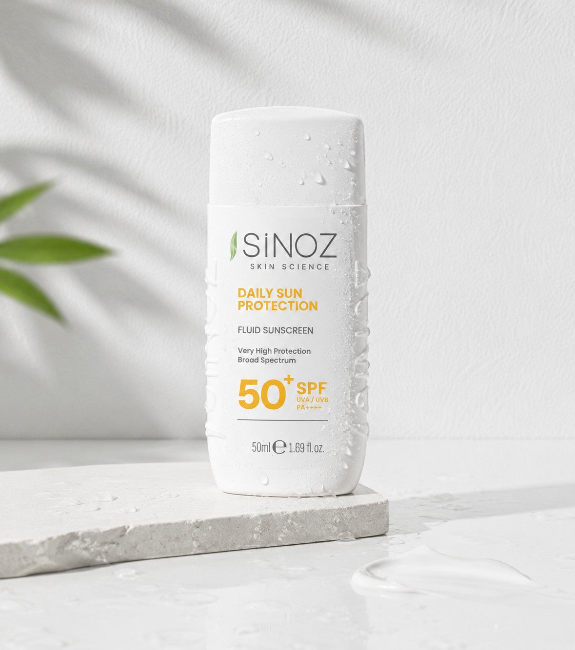 واقي شمس سينوز اليومي SPF 50+ PA++++ | Sinoz Daily Sun Protect Fluid Sunscreen 50ml